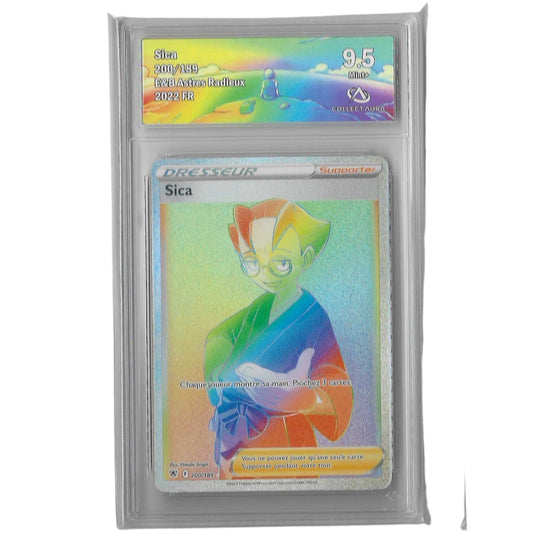 Sica 200/189 Full Art Rainbow FR CollectAura 9.5 Mint Pokémon Astres Radieux