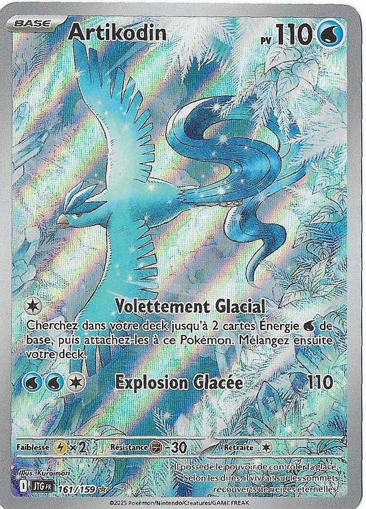 Carte Pokémon Artikodin 161/159 Aventures Ensemble FR – Ultra Rare Secrète Holo